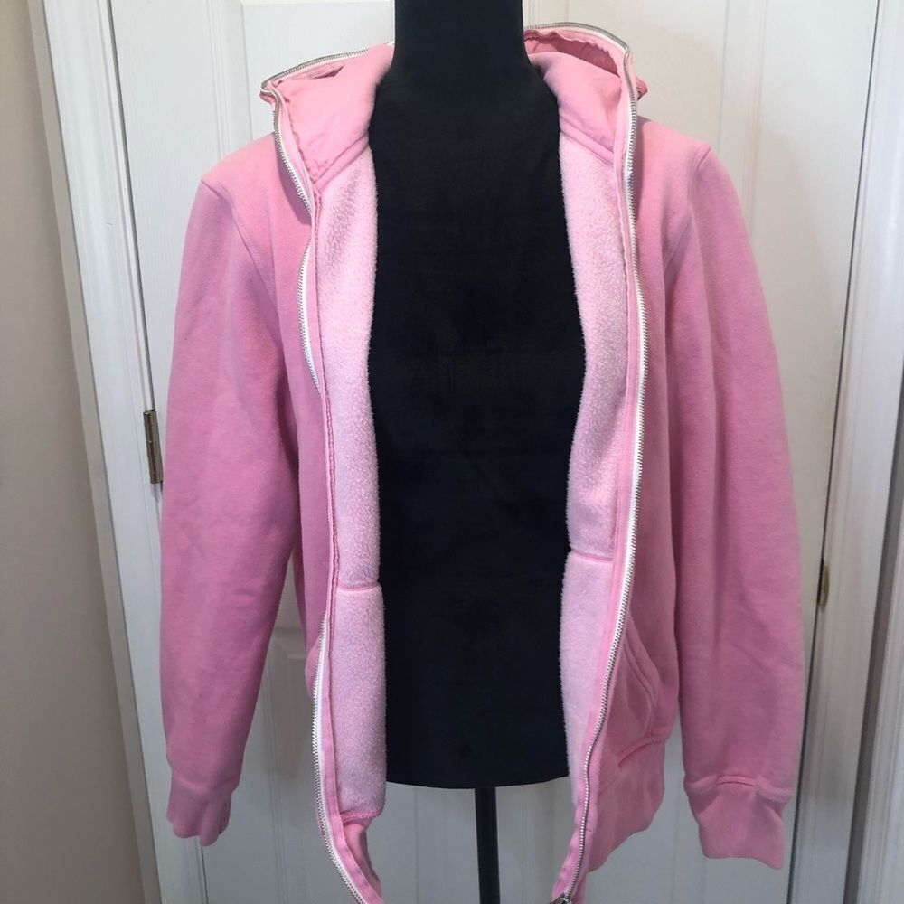 Made full zip pink panda hoodie, size small - Picture 10 of 10